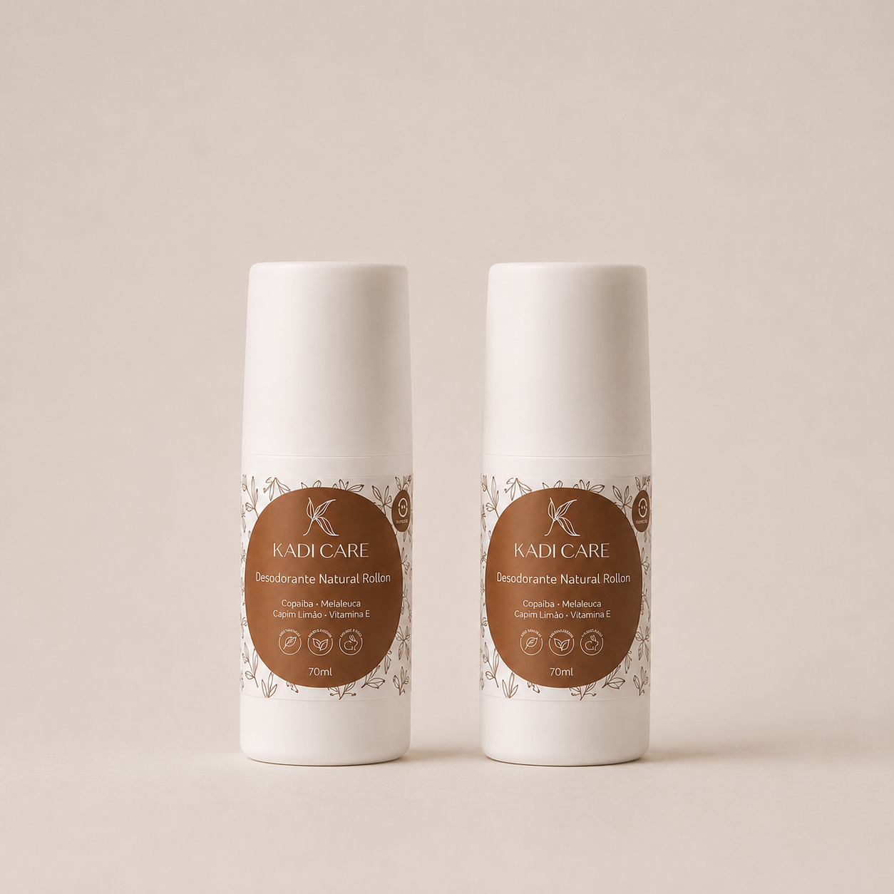 2 Unidades Desodorante Natural Rollon
