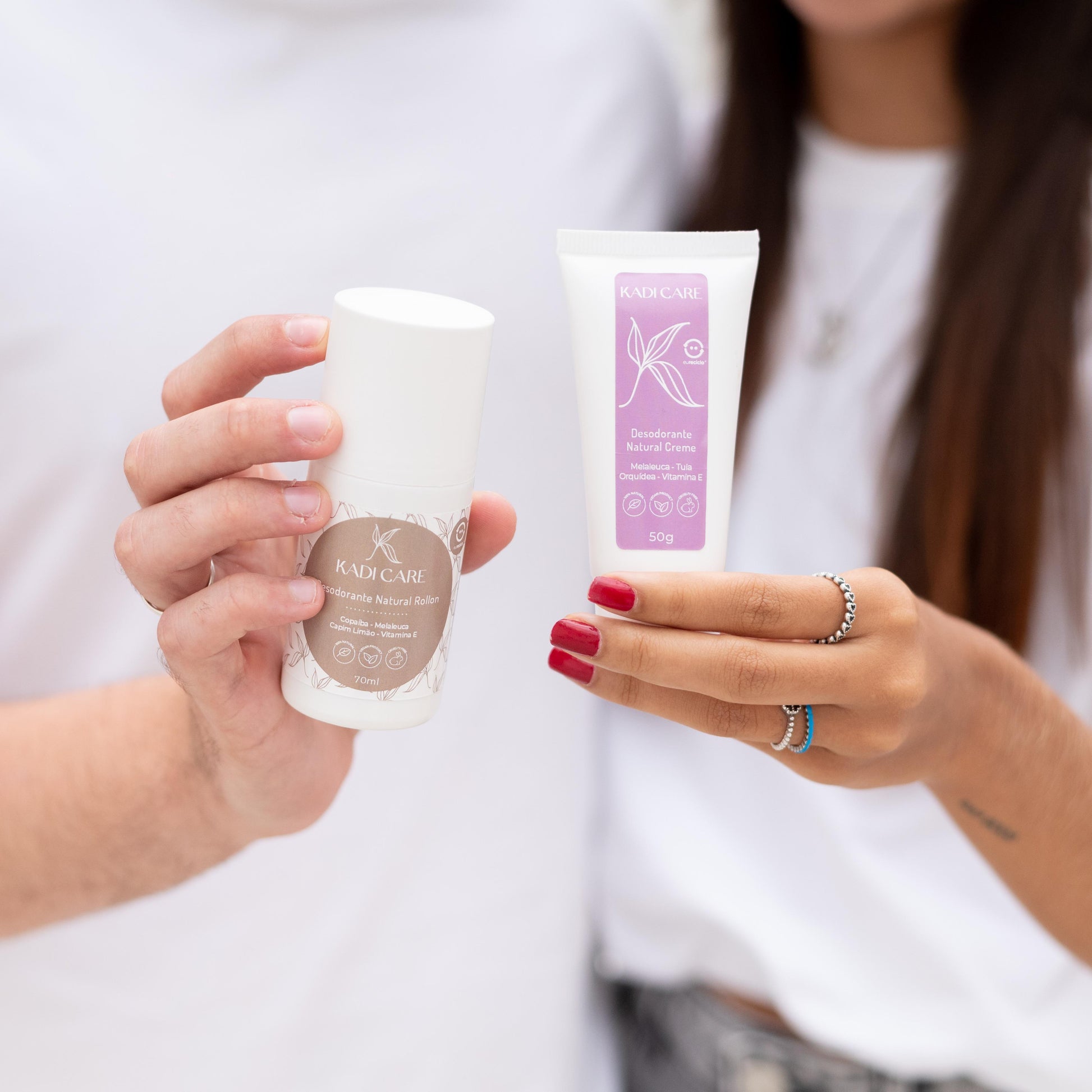 Kit Desodorantes Roll-on + Creme Kadi Care