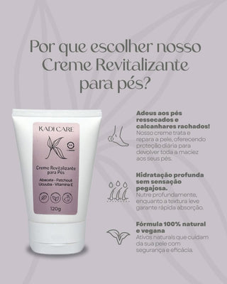 Kit Creme Revitalizante para Pés