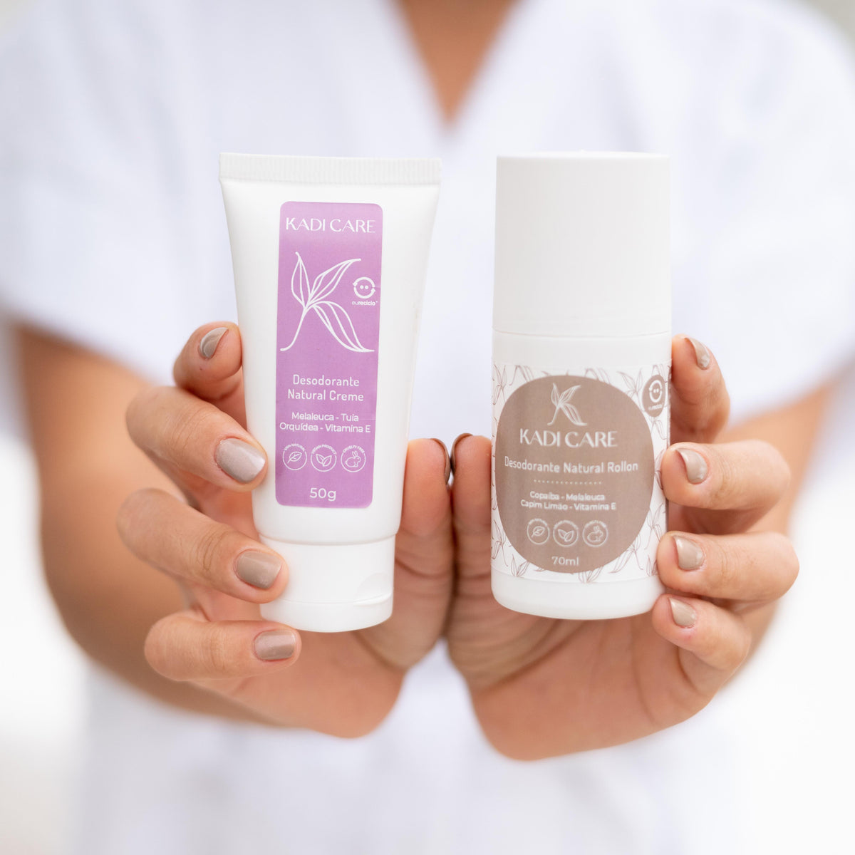 Kit Desodorantes Roll-on + Creme Kadi Care