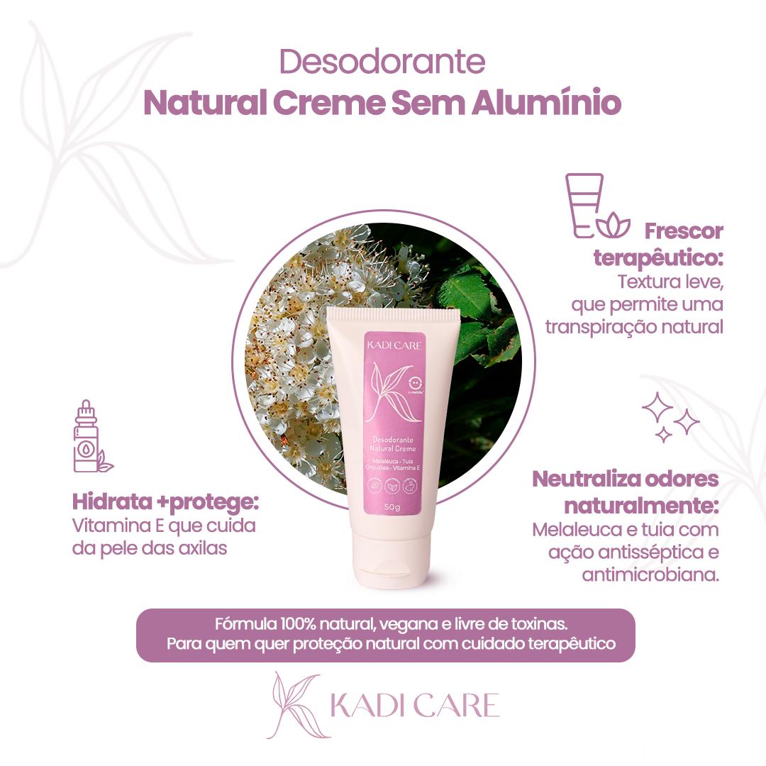 Kit Desodorantes Roll-on + Creme Kadi Care